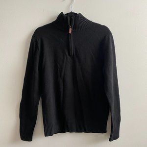 Mens J. Crew half zip pullover wool sweater